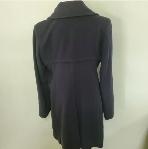 Saks Fifth Avenue Double Breasted Wool Pea Coat - Picture 6 of 11